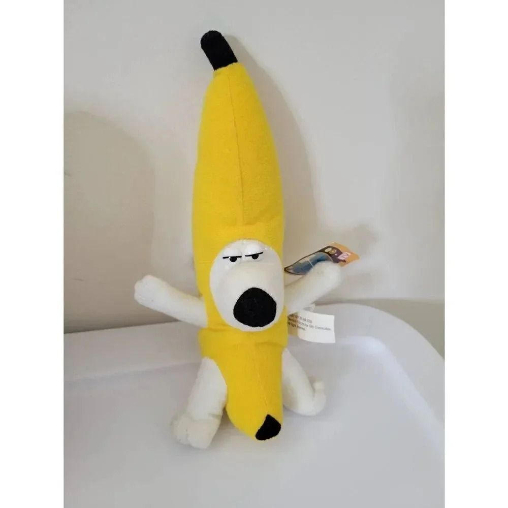 2004 Family Guy Brian Griffin Dog 9” Banana Peanut Butter Jelly Time Plush Toy,